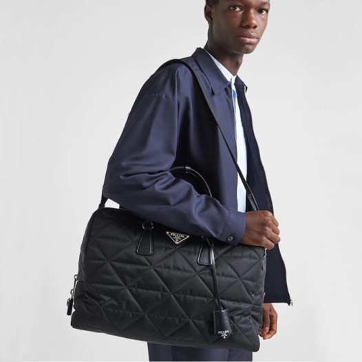 ❤프라다 남성 블랙 키폴 - Prada Mens Black Keepall - pr878x