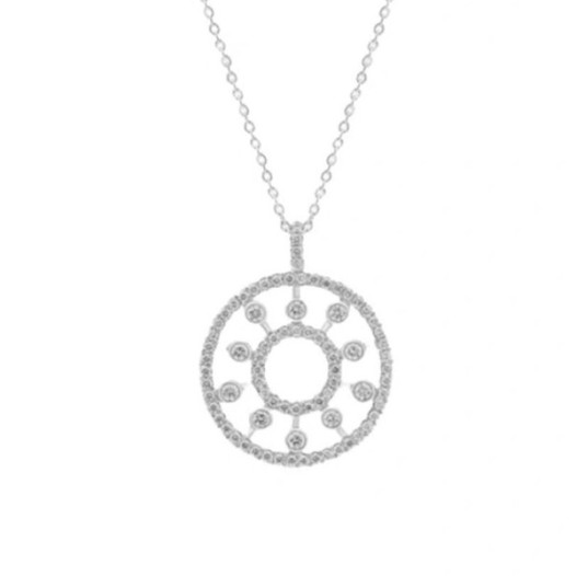 ❤드비어스 여성 화이트 골드 목걸이 - De Beers Womens White Gold Necklace - acc724x