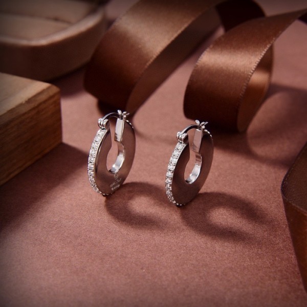 ✨보테가베네타 여성 화이트 골드 이어링 - Bottega veneta Womens White Gold Earring - acc732x