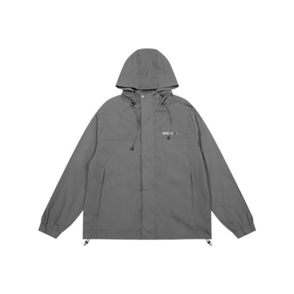 ✨구찌 남성 캐쥬얼 그레이 집업 자켓 - Gucci Mens Gray Zip-up Jackets - gu1160x