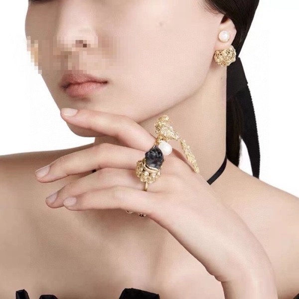 ✨디올 여성 골드 이어링 - Dior Womens Gold Earring - acc743x