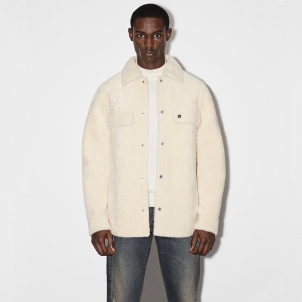 ✨아미리 남성 캐쥬얼 화이트 무스탕 - Amiri Mens White Jackets - fa08x