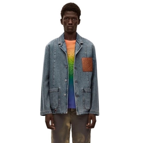 ✨로에베 남성 블루 자켓 - Loewe Mens Blue Jackets - fa11x