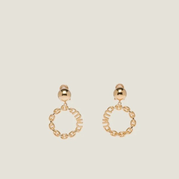 ✨미우미우 여성 골드 이어링 - Miumiu Womens Gold Earring - acc805x