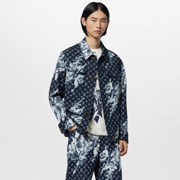 ✨루이비통 남성 블루 자켓 - Louis vuitton Mens Blue Jackets - fa35x