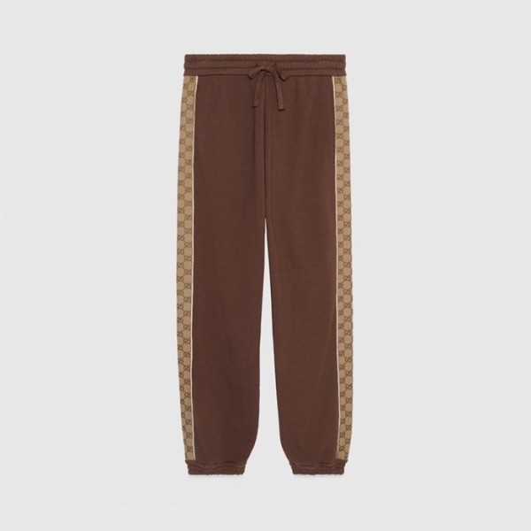 ✨구찌 남성 브라운 트레이닝 팬츠 - Gucci Mens Brown Pants - fa41x