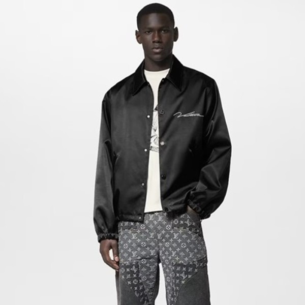 ✨루이비통 남성 블랙 자켓 - Louis vuitton Mens Black Jackets - fa43x