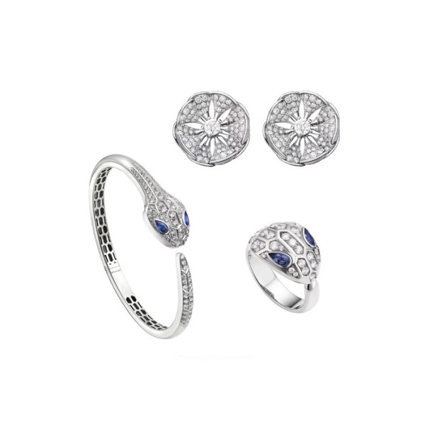 ✨불가리 여성 화이트 골드 반지 - Bvlgari Womens White Gold Ring - acc895x