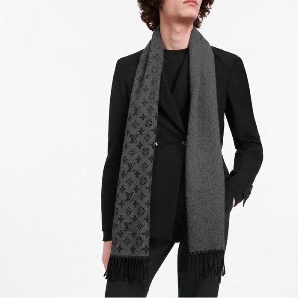 ✨루이비통 남성 그레이 머플러 - Louis vuitton Mens Gray Muffler - acc919x