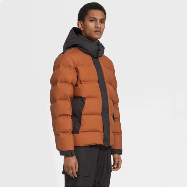 ✨에르메네질도 제냐 남성 구스다운 카멜 패딩 - Ermenegildo Zegna Mens Camel Padding - zeg1117x