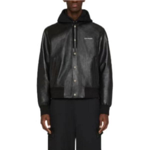 ✨지방시 남성 블랙 가죽 자켓 - Givenchy Mens Black Jackets - gi356x