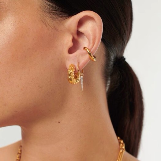 ❤보테가베네타 여성 옐로우 골드 이어링 - Bottega veneta Womens Yellow Gold Earring - acc1027x