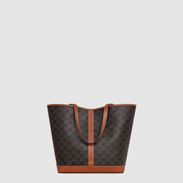 ✨셀린느 여성 미디엄 카바스 백 - Celine Womens Brown Cabas Bag - ba10x