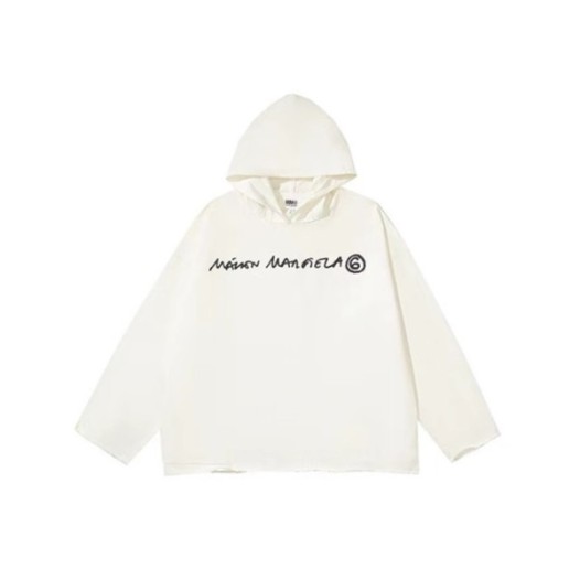❤메종 마르지엘라 남성 화이트 후드티 - Maison margiela Mens White Hoodie - mai244x