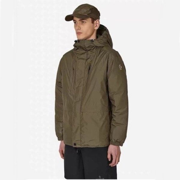 ✨몽클레어 남성 캐쥬얼 카키 양면 자켓 - Moncler Mens Khaki Jackets - mo255x
