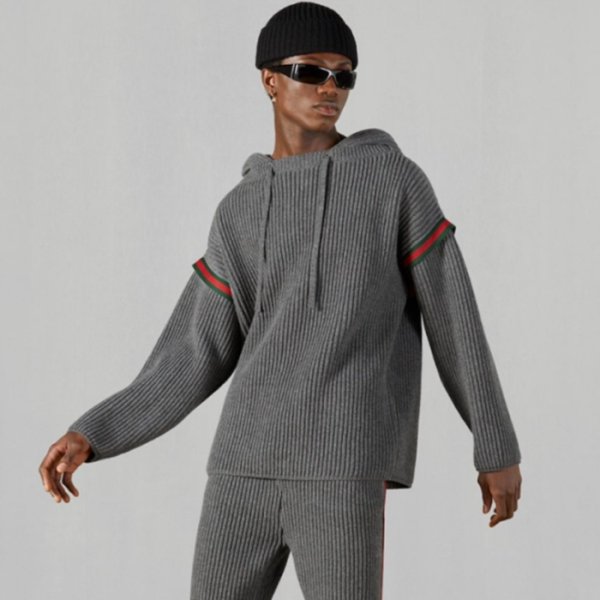 ✨구찌 남성 그레이 후드티 - Gucci Mens Gray Hoodie - gu1170x