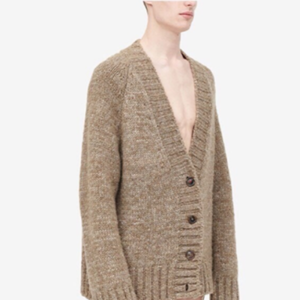 ✨메종 마르지엘라 남성 카멜 가디건 - Maison margiela Mens Camel Cardigan- mai246x