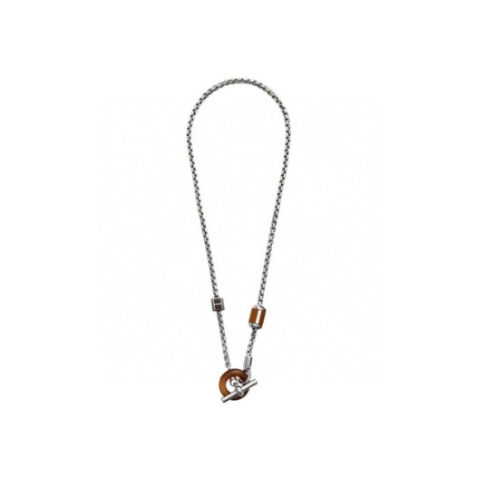 ❤에르메스 남성 화이트 골드 목걸이 - Hermes Mens White Gold Necklace - acc1105x