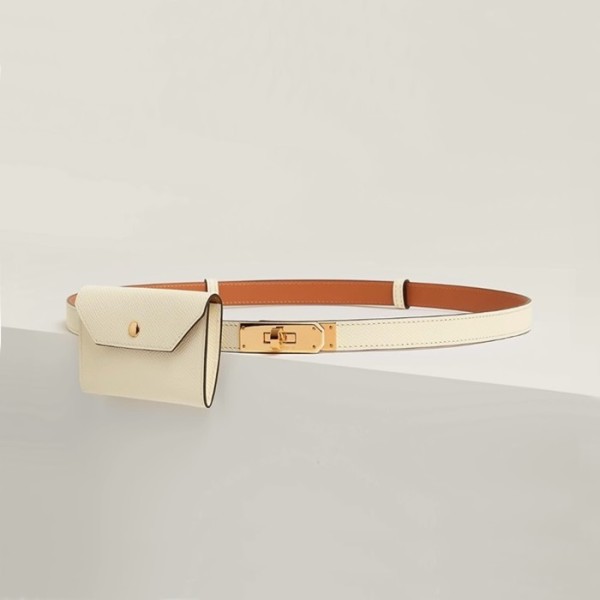 ✨에르메스 여성 켈리 포켓 벨트 - Hermes Womens White Belts - be17x