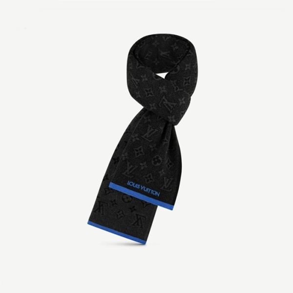 ✨루이비통 남성 블랙 머플러 - Louis vuitton Mens Black Muffler - acc1141x