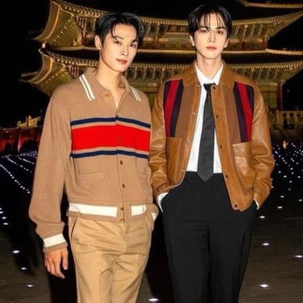 ✨구찌 남성 카멜 폴로 니트 - Gucci Mens Camel Knit - cl79x