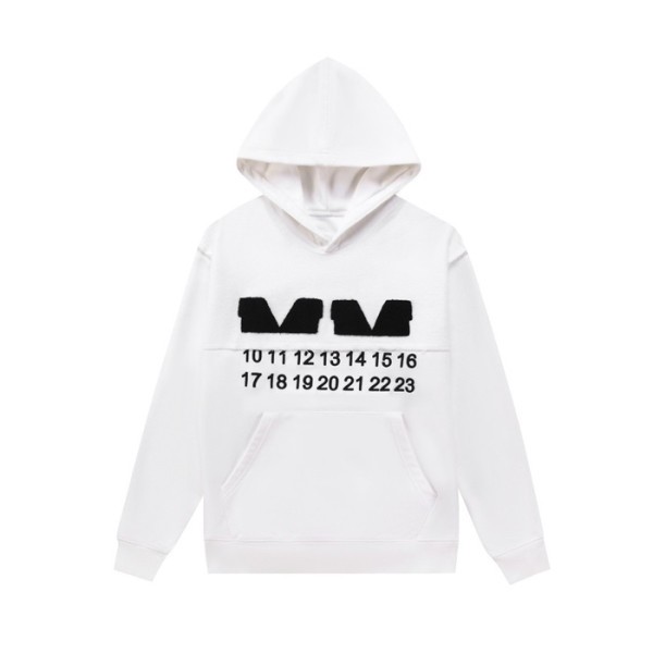 ✨메종 마르지엘라 남성 화이트 후드티 - Maison margiela Mens White Hoodie - cl92x