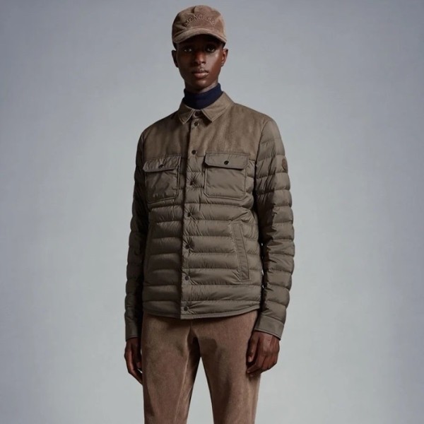 ✨몽클레어 남성 구스 다운 자켓 - Moncler Mens Khaki Jackets - cl99x