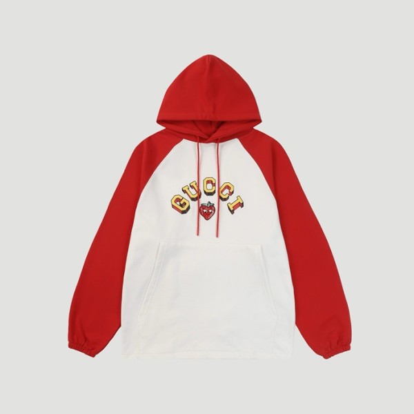 ✨구찌 남/녀 레드 후드티 - Gucci Unisex Red Hoodie - cl113x