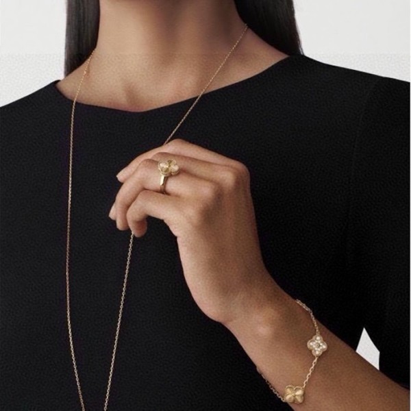 ✨반클리프 아펠 여성 골드 반지 - Van Cleef&Arpels Womens Gold Ring - acc1296x