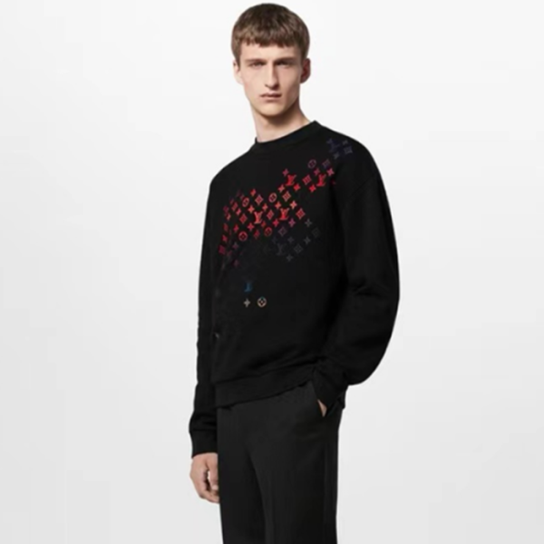 ✨루이비통 남성 블랙 맨투맨 - Louis vuitton Mens Black Tshirts - lv2093x