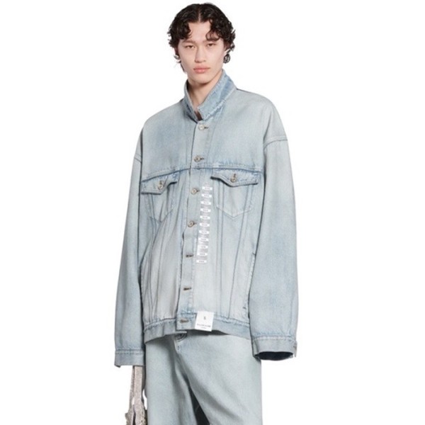 ✨발렌시아가 남성 블루 자켓 - Balenciaga Mens Blue Jackets - bac05x
