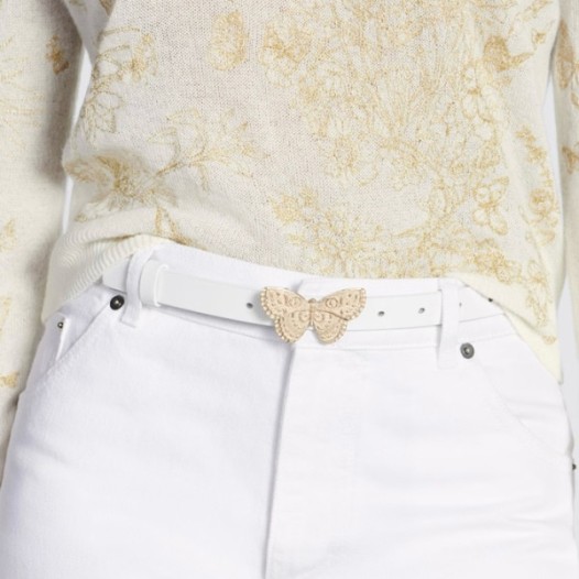 ❤디올 여성 화이트 벨트 - Dior Womens White Belts - be05x