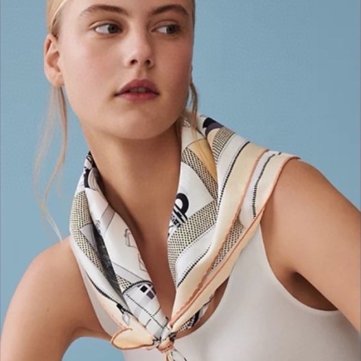 ❤에르메스 여성 아이보리 스카프 - Hermes Womens Ivory Scarf - acc1351x