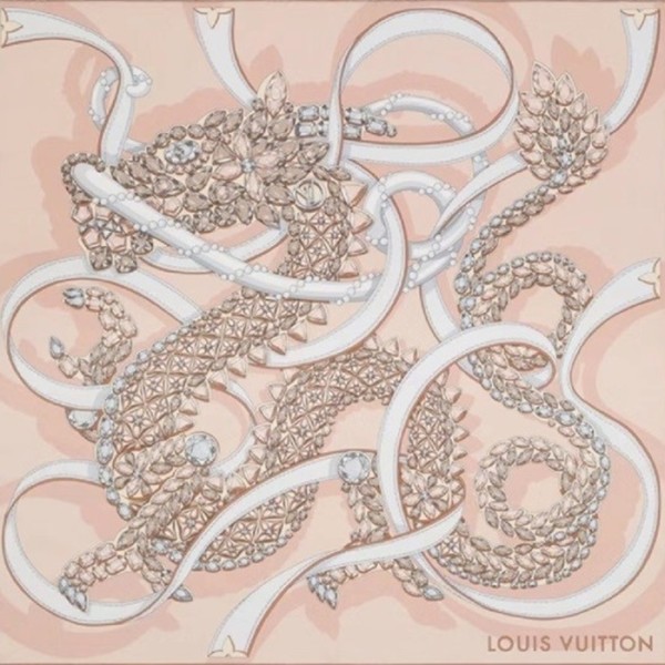 ✨루이비통 여성 핑크 스카프 - Louis vuitton Womens Pink Scarf - acc1355x