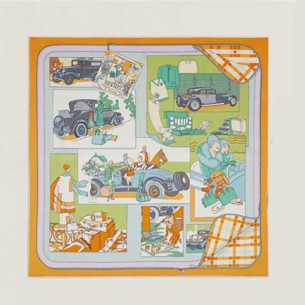 ✨에르메스 여성 오렌지 스카프 - Hermes Womens Orange Scarf - acc1357x