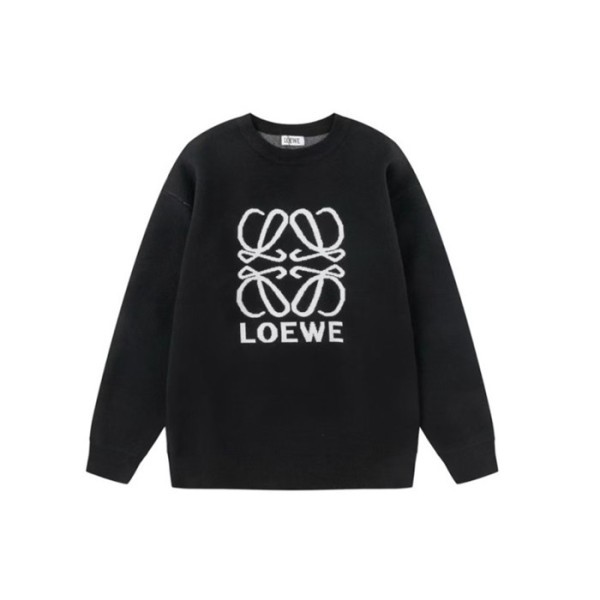 ✨로에베 남성 블랙 스웨터 - Loewe Mens Black Sweaters - loc01x