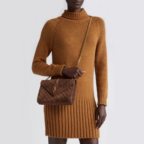 ✨입생로랑 여성 브라운 크로스백 - Saint Laurent Womens Brown Cross Bag - ysb155x