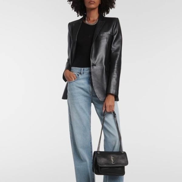 ✨입생로랑 여성 블랙 니키 - Saint Laurent Womens Black Niki - ysb168x