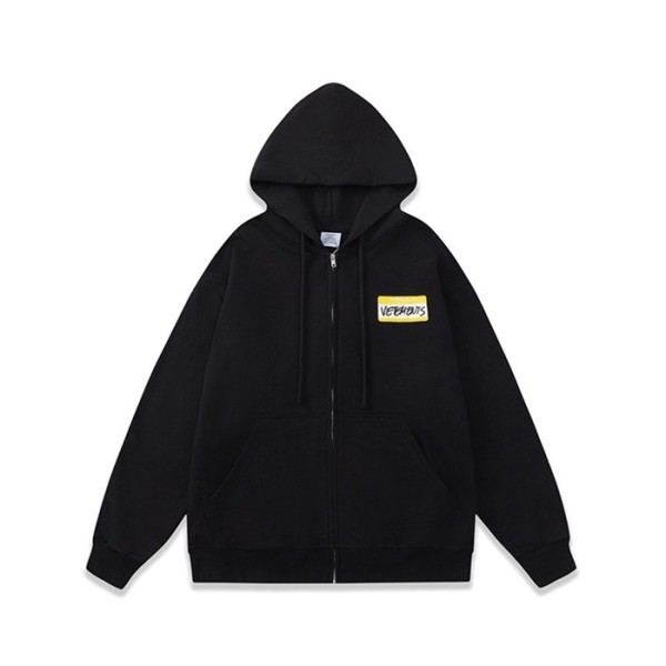 ✨베트멍 남성 블랙 집업 후드티 - Vetements Mens Black Hoodie - vec60x
