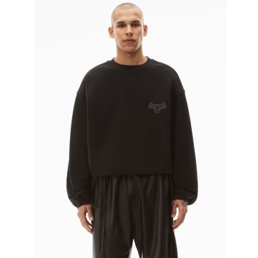 ❤알렉산더왕 남/녀 블랙 긴팔티 - Alexander wang Unisex Black Tshirts - alc83x
