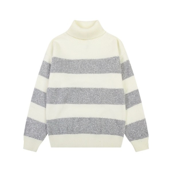 ✨아미 남/녀 그레이 터틀넥 니트 - Ami Unisex Gray Knits - amc116x