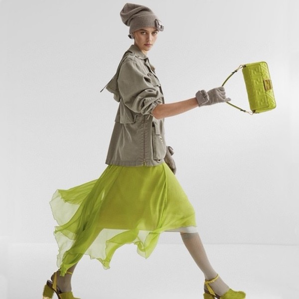 ✨펜디 여성 그린 바게트 백 - Fendi Womens Baguette Bag - feb177x