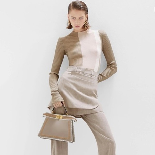 ✨펜디 여성 그레이 피카부 백 - Fendi Womens Gray Peekaboo - feb210x