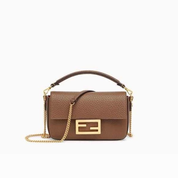 ✨펜디 여성 미니 브라운 바게트 백 - Fendi Womens Baguette Bag - feb222x