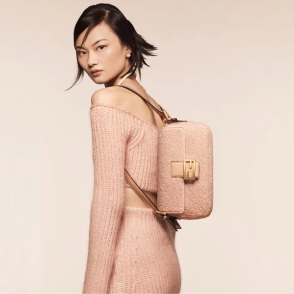 ✨펜디 여성 핑크 바게트 백 - Fendi Womens Baguette Bag - feb251x