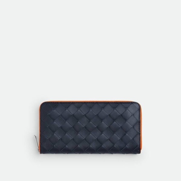 ✨보테가베네타 남성 네이비 장지갑 - Bottega Veneta Mens Zippy Wallets - bvw35x