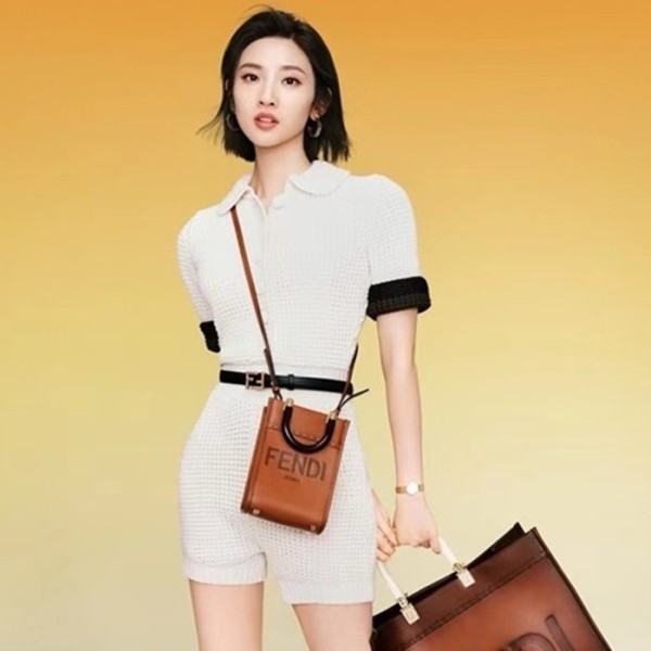 ✨펜디 여성 션샤인 미니 토트백 - Fendi Womens Sunshine Bag - feb325x
