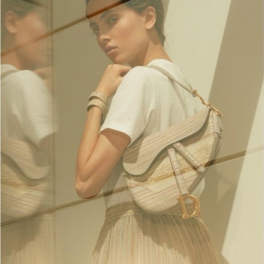 ❤디올 여성 베이지 새들백 - Dior Womens Beige Saddle Bag - dib362x