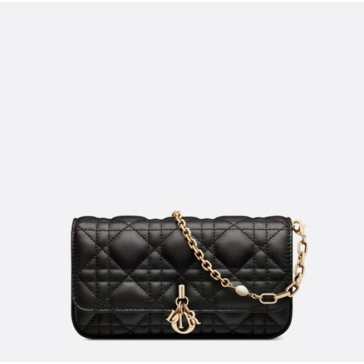 ❤디올 여성 블랙 체인백 - Dior Womens Black Chain Bag - dib368x