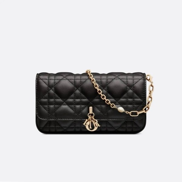 ✨디올 여성 블랙 체인백 - Dior Womens Black Chain Bag - dib368x